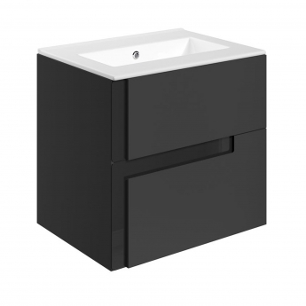Signature Diversity 600mm 2-Drawer Wall Hung Vanity Unit