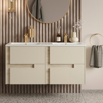 Signature Diversity 1200mm 4-Drawer Wall Hung Vanity Unit