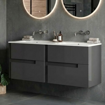 Signature Diversity 1200mm 4-Drawer Wall Hung Vanity Unit