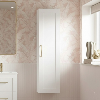 Signature Duke 350mm Wall Hung 1-Door Tall Storage Unit