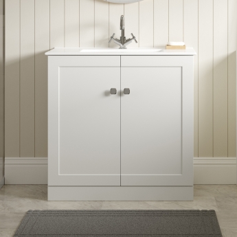 Signature Duke 810mm 2-Door Floor Standing Vanity Unit
