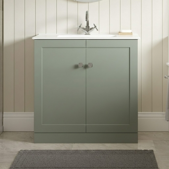 Signature Duke 810mm 2-Door Floor Standing Vanity Unit