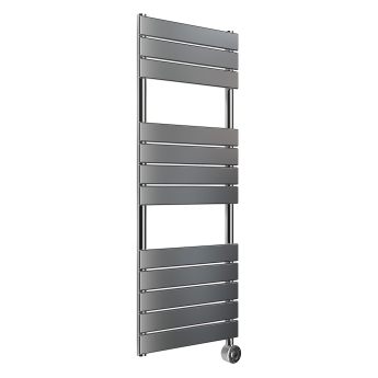 Signature Elite Flat Panel Electric Towel Rail 1200mm H x 500mm W | Product Image