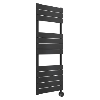 Signature Elite Flat Panel Electric Towel Rail 1200mm H x 500mm W | Product Image
