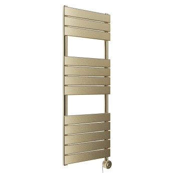 Signature Elite Flat Panel Electric Towel Rail 1200mm H x 500mm W | Product Image