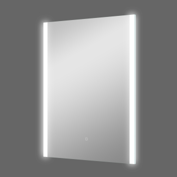 Signature Emma Front-Lit LED Bathroom Mirror with Demister Pad 700mm H x 500mm W | Product Image