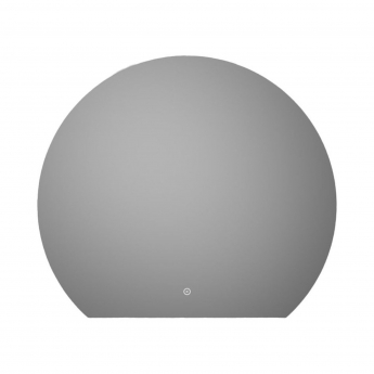 Signature Enzo Round Back-Lit LED Bathroom Mirror with Demister Pad 700mm H x 800mm W | Product Image