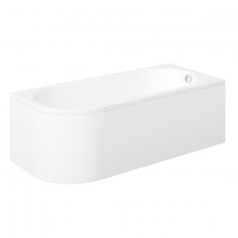 Signature Essence Back to Wall Offset Corner Bath 1695mm x 745mm Right Handed - 0 Tap Hole