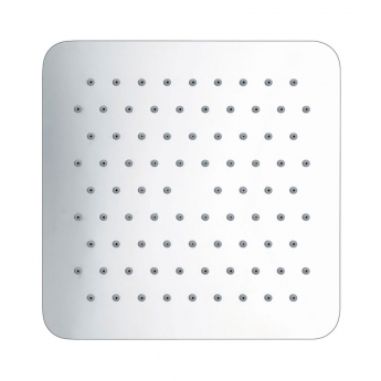 Signature React Ultraslim Square Shower Head 200mm x 200mm - Stainless Steel