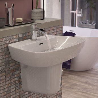 Signature Deluge Basin Mixer Tap Single Handle with Waste - Chrome