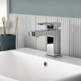 Signature Form Mono Basin Mixer Tap Single Handle with Click Clack Waste - Chrome