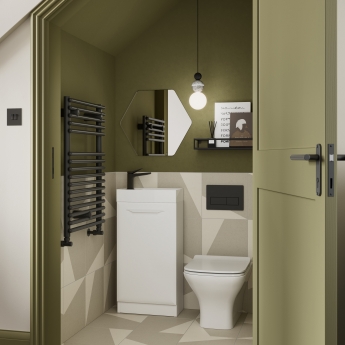 Signature Gabriel Hexagonal Bathroom Mirror 441mm H x 500mm W