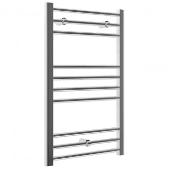 Signature Paragon Straight Heated Towel Rail 800mm H x 500mm W - Chrome | Product Image