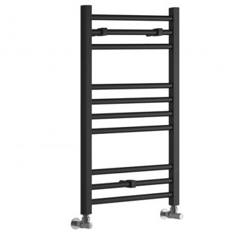 Signature Paragon Straight Heated Towel Rail 800mm H x 600mm W - Anthracite | Product Image