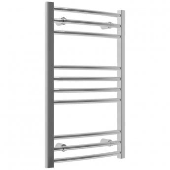 Signature Paragon Curved Heated Towel Rail 800mm H x 600mm W - Chrome