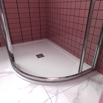 Signature Grade Ultra-Slim 25mm Offset Quadrant Shower Tray
