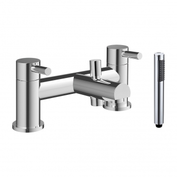Signature Gravity Bath Shower Mixer Tap with Shower Kit - Chrome