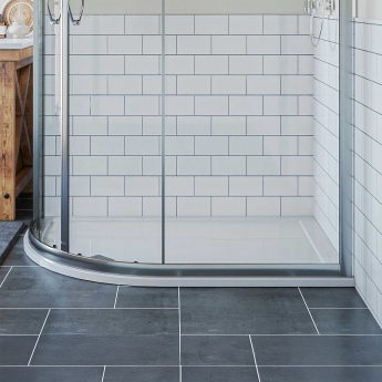 Signature Harbour Anti-Slip 25mm Offset Quadrant Shower Tray 1200mm x 800mm
