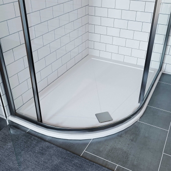 Signature Harbour Anti-Slip 25mm Offset Quadrant Shower Tray 1200mm x 800mm