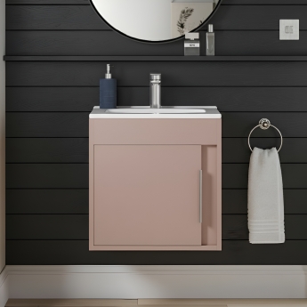 Signature Helsinki 500mm 1-Door Wall Hung Vanity Unit