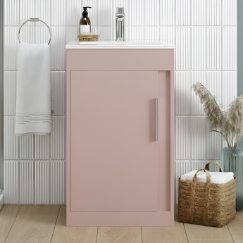 Signature Helsinki 500mm 1-Door Floor Standing Vanity Unit