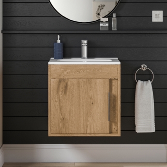 Signature Helsinki 500mm 1-Door Wall Hung Vanity Unit