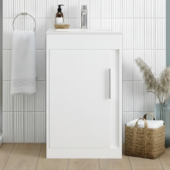Signature Helsinki 500mm 1-Door Floor Standing Vanity Unit