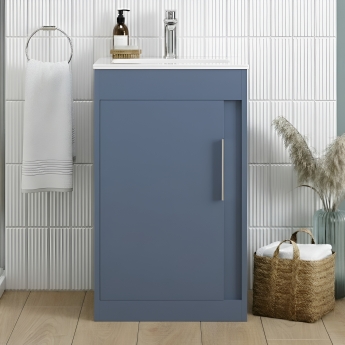 Signature Helsinki 500mm 1-Door Floor Standing Vanity Unit