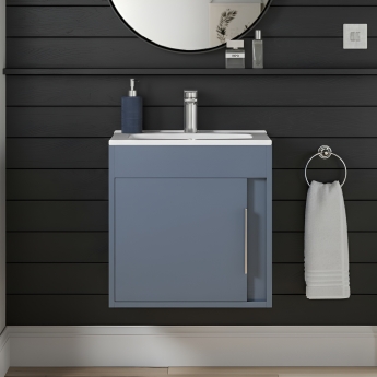 Signature Helsinki 500mm 1-Door Wall Hung Vanity Unit