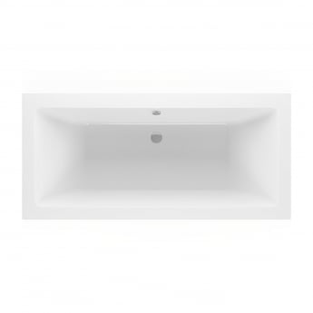 Signature Hermes Rectangular Double Ended Bath 1800mm x 800mm - 0 Tap Hole