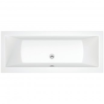 Signature Hermes Supercast Double Ended Whirlpool Bath 1700mm x 700mm - 6 Jet System