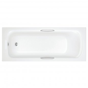 Signature Sunset Rectangular Single Ended Bath with Grip 1700mm x 700mm - 2 Tap Hole
