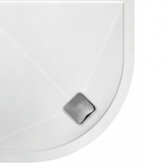 Signature Harbour Anti-Slip Offset Quadrant Shower Tray with Waste 1200mm x 900mm - Left Handed