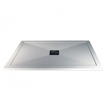 Signature Grade Rectangular Shower Tray with Waste 1200mm x 700mm - White
