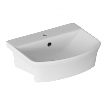Signature Indus Semi-Recessed Basin 500mm Wide - 1 Tap Hole
