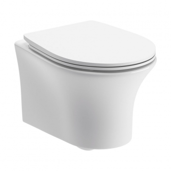 Signature Indus Wall Hung Rimless Toilet - Soft Close Seat