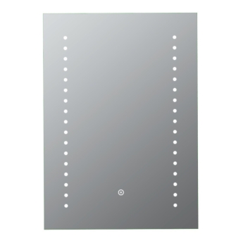 Signature Isabella Front-Lit LED Bathroom Mirror with Demister Pad 700mm H x 500mm W | Product Image