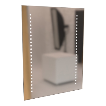 Signature Isabella Front-Lit LED Bathroom Mirror with Demister Pad 700mm H x 500mm W | Product Image