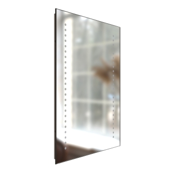 Signature Isabella Front-Lit LED Bathroom Mirror with Demister Pad 700mm H x 500mm W | Product Image