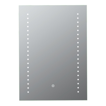 Signature Isabella Front-Lit LED Bathroom Mirror with Demister Pad 800mm H x 600mm W | Product Image