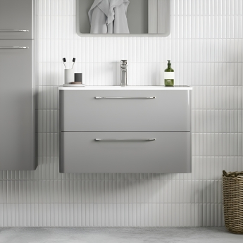 Signature Kalmar 600mm 2-Drawer Wall Hung Vanity Unit