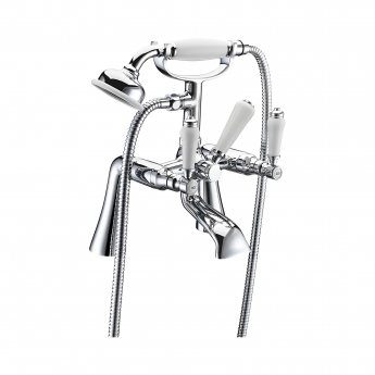 Signature Hampstead Bath Shower Mixer Tap with Shower Kit - Chrome