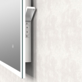 Signature Luca Surround-Lit LED Bathroom Mirror with Demister Pad 800mm H x 600mm W