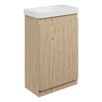 Signature Lucille 550mm 1-Door Floor Standing Vanity Unit | Product Image