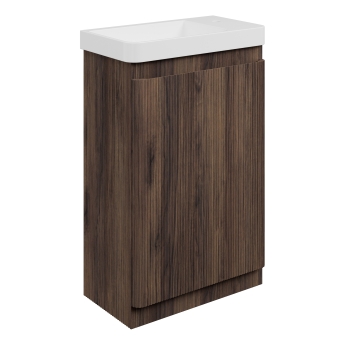 Signature Lucille 550mm 1-Door Floor Standing Vanity Unit | Product Image