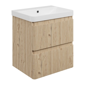 Signature Lucille 605mm 2-Drawer Wall Hung Vanity Unit | Product Image