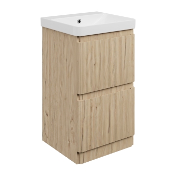 Signature Lucille 500mm 2-Drawer Floor Standing Vanity Unit | Product Image