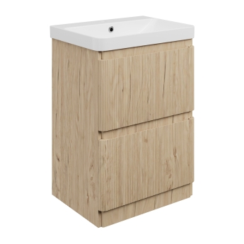 Signature Lucille 605mm 2-Drawer Floor Standing Vanity Unit | Product Image