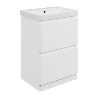 Signature Lucille 605mm 2-Drawer Floor Standing Vanity Unit | Product Image