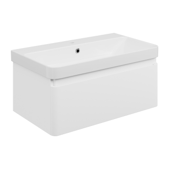Signature Lucille 800mm 1-Drawer Wall Hung Vanity Unit | Product Image